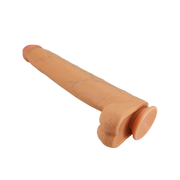 Pretty Love - Ansel - Super Grote Dildo - TPE - 36 cm - Lichte Huidskleur-Erotiekvoordeel.nl