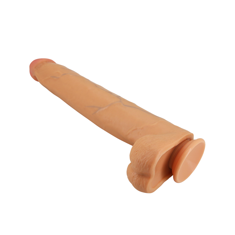 Pretty Love - Ansel - Super Grote Dildo - TPE - 36 cm - Lichte Huidskleur-Erotiekvoordeel.nl
