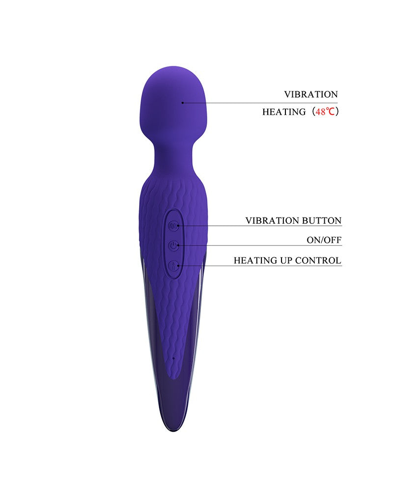 Pretty Love - Antony Youth - Verwarmende Wand Vibrator - Paars-Laced-up.nl