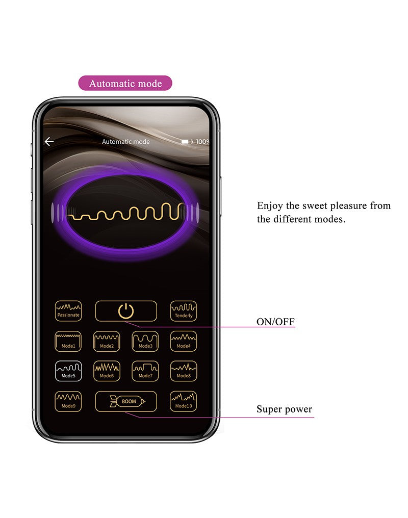 Pretty Love - August - G-Spot Vibrator - Met App Control - Dieproze-Laced-up.nl