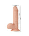Pretty Love - Bahamut - Dildo - Realistische Vibrerende Dildo - Lengte 21.8 cm - Lichte Huidskleur - Geeft Levensechte Ervaring-Laced-up.nl