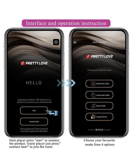 Pretty Love - Baird - Panty Vibrator - Draagbare Vibrator - Vibrerend Slipje - Met App Control-Laced-up.nl