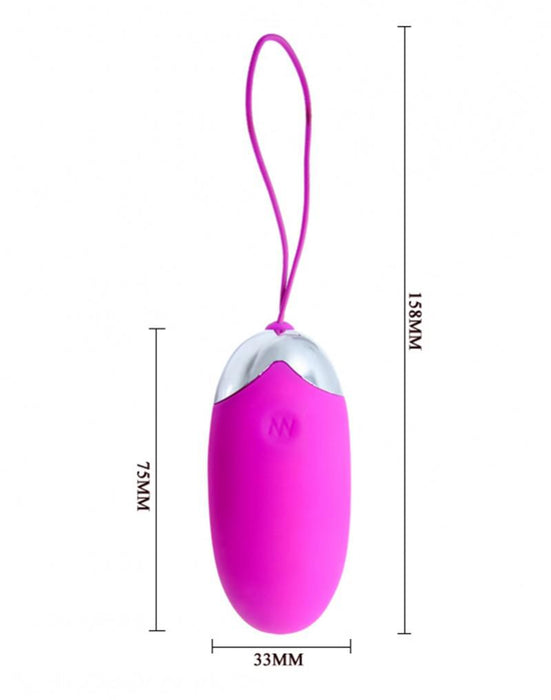 Pretty Love - Berger - Oplaadbaar Vibrerend Eitje Met Afstandsbediening-Laced-up.nl