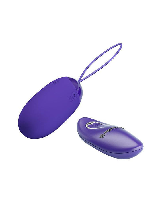 Pretty Love - Berger Youth - Oplaadbaar Vibrerend Eitje Met Afstandsbediening - Paars-Laced-up.nl