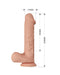 Pretty Love - Bergrisi - Dildo - Realistische Vibrerende Dildo - Lengte 26 cm - Met Afstandsbediening - Lichte Huidskleur - Geeft Levensechte Ervaring-Laced-up.nl