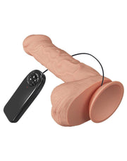 Pretty Love - Bergrisi - Dildo - Realistische Vibrerende Dildo - Lengte 26 cm - Met Afstandsbediening - Lichte Huidskleur - Geeft Levensechte Ervaring-Laced-up.nl