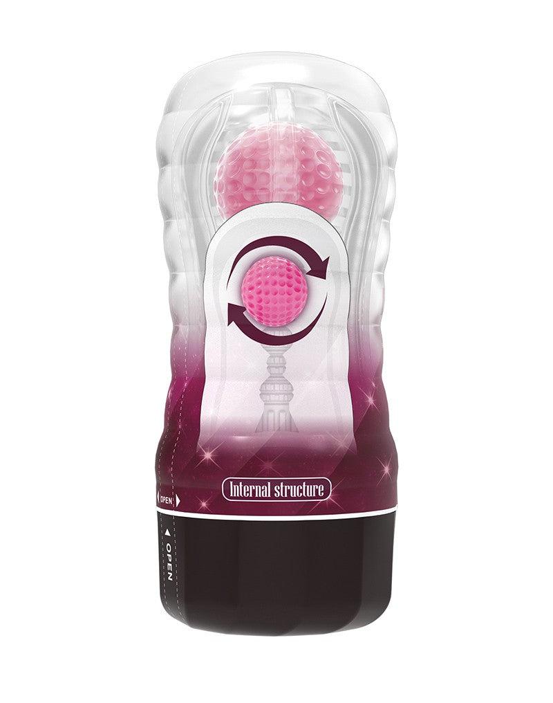Pretty Love - Black Hole - Masturbator Cup - Met Rollende Bal Voor Extra Sensaties - Roze-Laced-up.nl