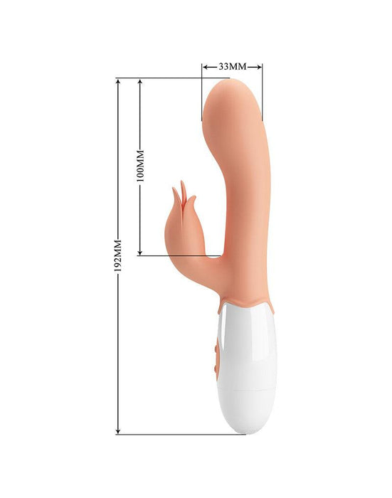Pretty Love - Bloody Mary - Vibrator - Rabbit Vibrator met Clitoris Stimulatie - Lichte Huidskleur - Geeft Intens en Krachtig Plezier-Laced-up.nl