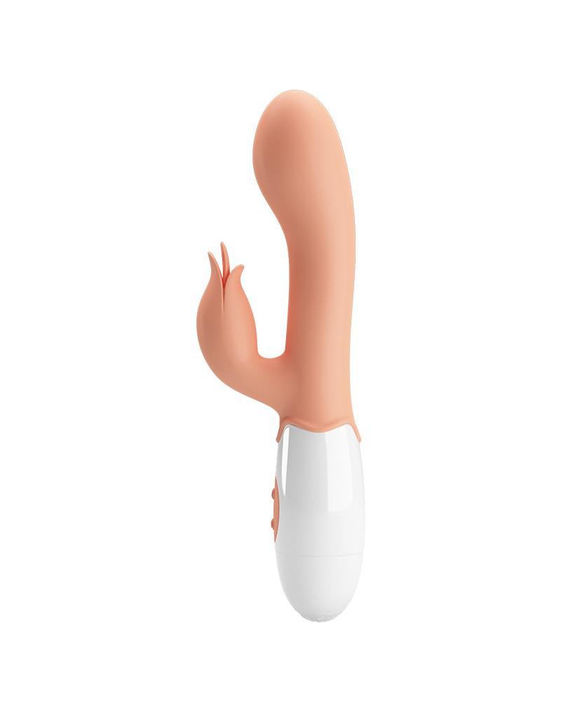 Pretty Love - Bloody Mary - Vibrator - Rabbit Vibrator met Clitoris Stimulatie - Lichte Huidskleur - Geeft Intens en Krachtig Plezier-Laced-up.nl