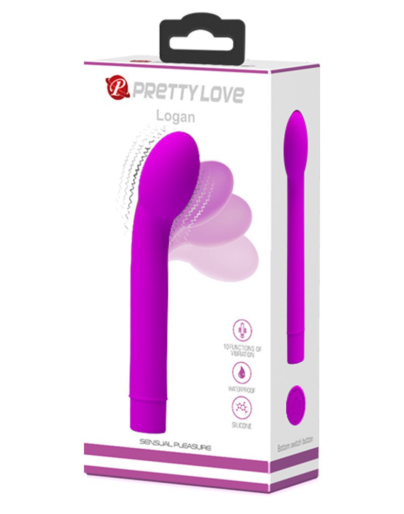 Pretty Love - Buigbare G-spot Vibrator Logan - Dieproze-laced-up.nl