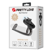 Pretty Love - Bull Warrior - Penisring - Zwart-Erotiekvoordeel.nl
