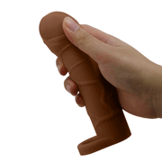 Pretty Love - Bunion - Verlengende Penis Sleeve met Cockring - 25mm - Bruin-Erotiekvoordeel.nl