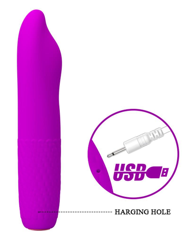 Pretty Love - Burke Mini Vibrator - Roze-Laced-up.nl