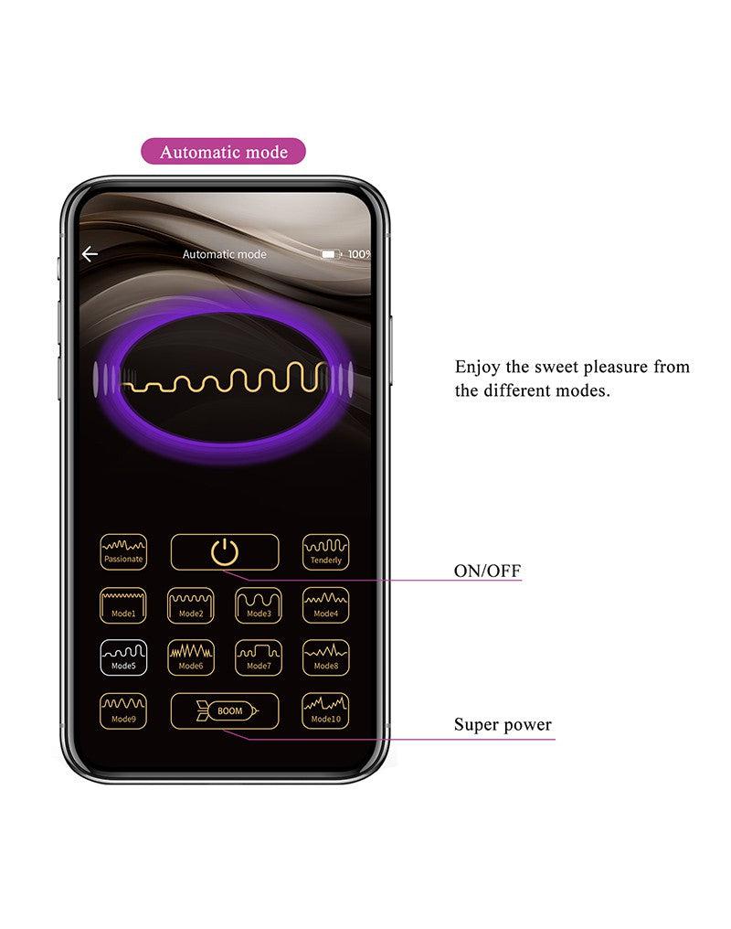 Pretty Love - Catalina - Draagbare Vibrator met App-bediening - Paars-Laced-up.nl