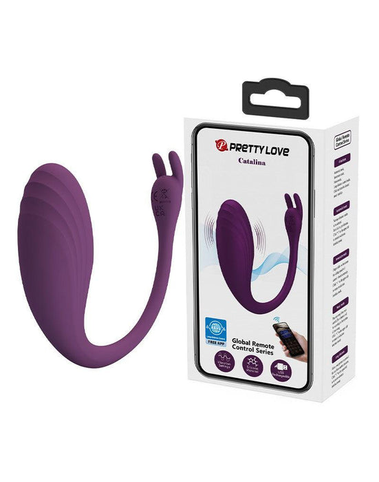 Pretty Love - Catalina - Draagbare Vibrator met App-bediening - Paars-Laced-up.nl