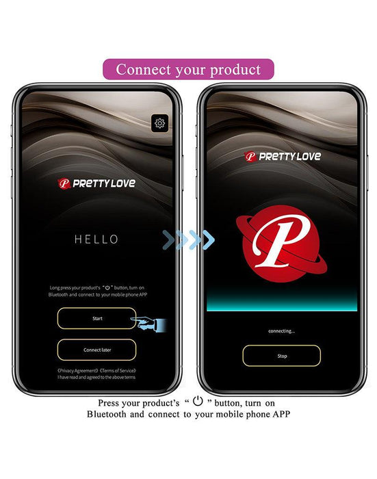 Pretty Love - Catalina - Draagbare Vibrator met App-bediening - Paars-Laced-up.nl