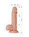 Pretty Love - Catoblepas - Realistische Dildo - 20.6 x 4.4 cm - Lichte Huidskleur-Laced-up.nl