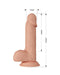 Pretty Love - Catoblepas - Realistische Vibrerende Dildo - Lengte 206 mm - Met Afstandsbediening - Lichte Huidskleur - Geeft Levensechte Ervaring-Laced-up.nl