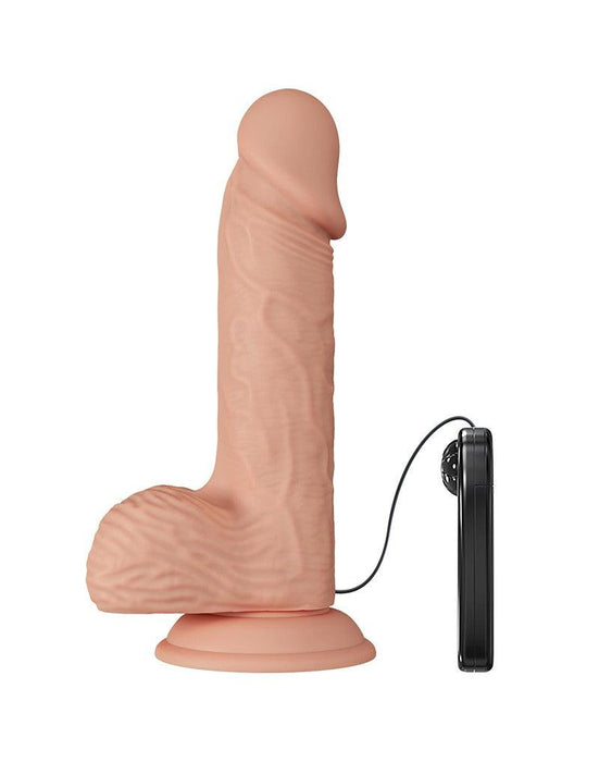 Pretty Love - Catoblepas - Realistische Vibrerende Dildo - Lengte 206 mm - Met Afstandsbediening - Lichte Huidskleur - Geeft Levensechte Ervaring-Laced-up.nl
