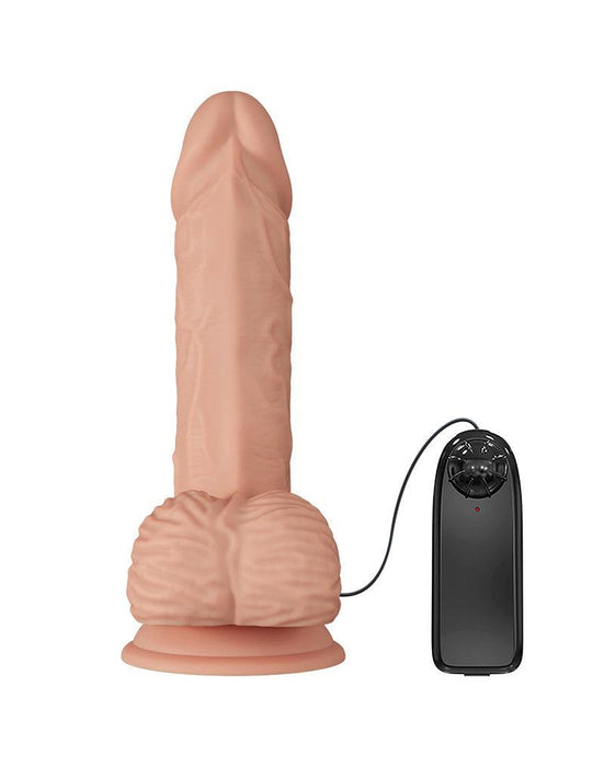 Pretty Love - Catoblepas - Realistische Vibrerende Dildo - Lengte 206 mm - Met Afstandsbediening - Lichte Huidskleur - Geeft Levensechte Ervaring-Laced-up.nl
