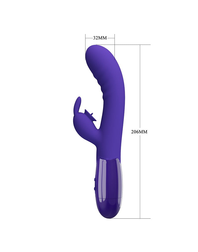 Pretty Love - Cerberus Youth - Rabbit Vibrator - Paars-Laced-up.nl