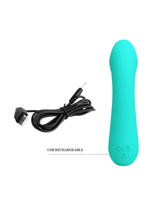 Pretty Love - Cetus - G-spot Vibrator - Turquoise-Laced-up.nl