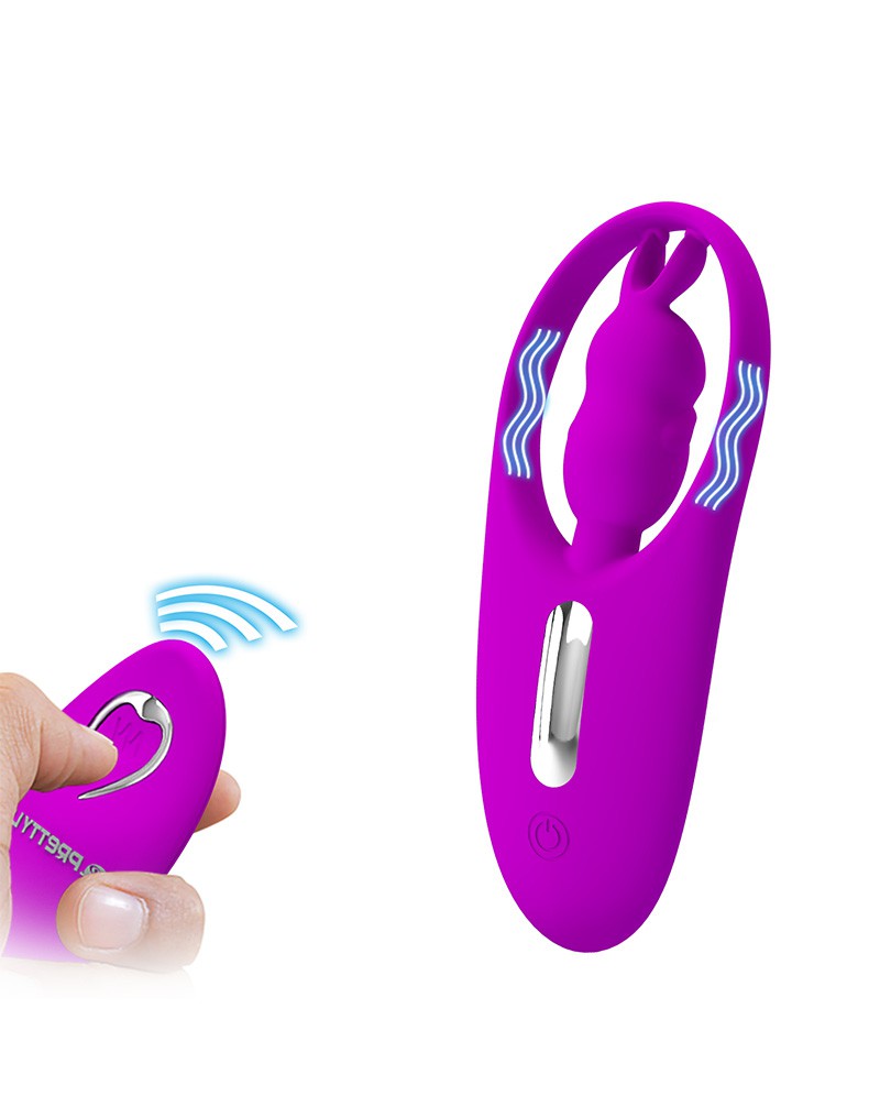 Pretty Love - Clitoris Stimulator & Panty Vibrator Met Afstandsbediening Wild Rabbit - Roze-Laced-up.nl