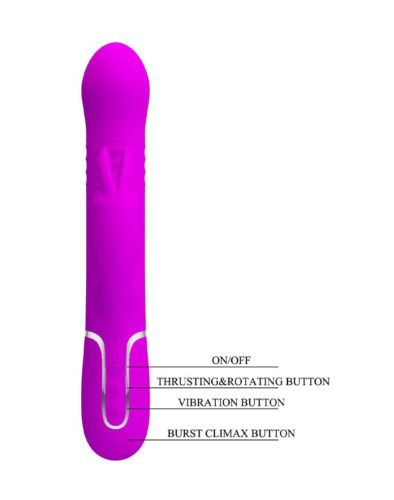 Pretty Love - Coale - Rabbit Vibrator - Dieproze-laced-up.nl
