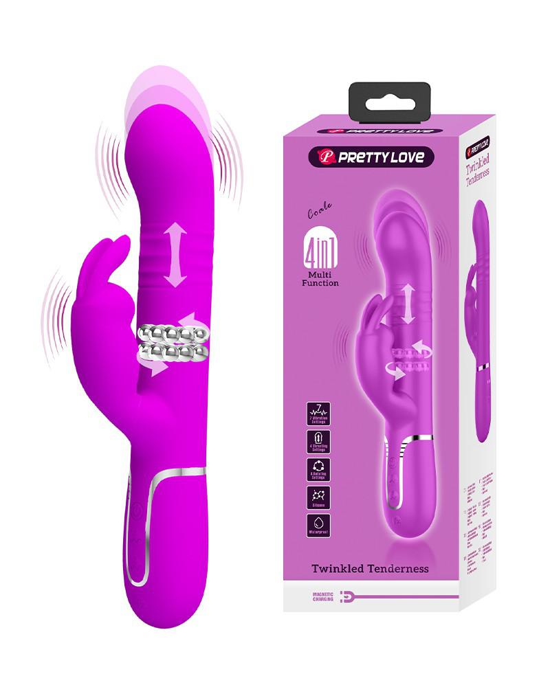 Pretty Love - Coale - Rabbit Vibrator - Dieproze-laced-up.nl