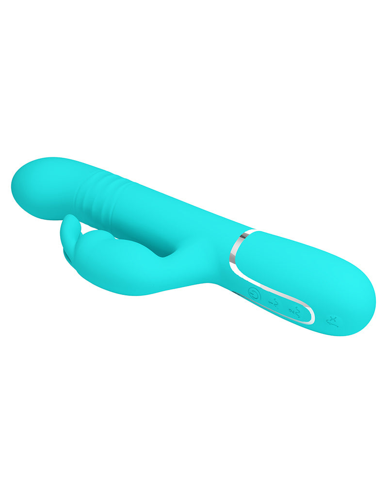 Pretty Love - Coale - Rabbit Vibrator - Turquoise-Erotiekvoordeel.nl