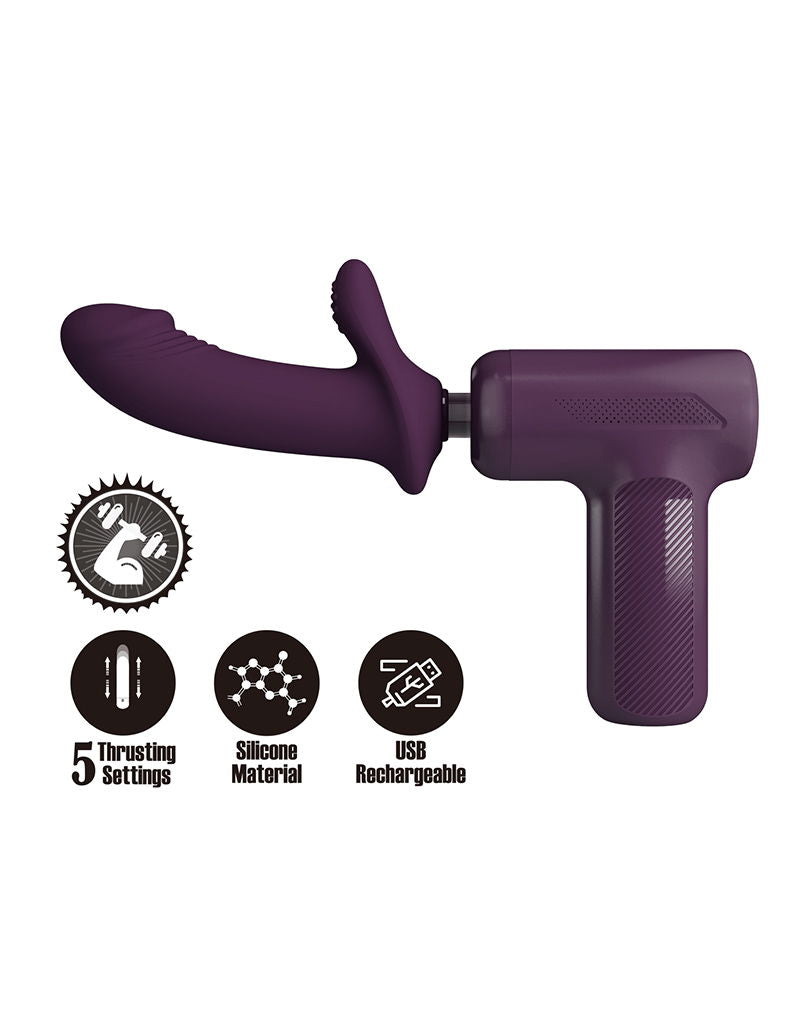 Pretty Love - DJ Scholar - Stotende Massager - Paars-Erotiekvoordeel.nl