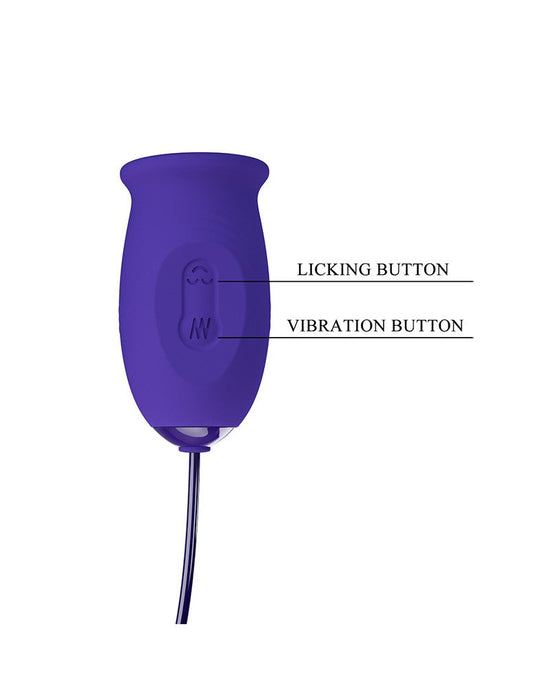 Pretty Love - Daisy Youth - Vibrerend Eitje En Clit Likker - Paars-Laced-up.nl