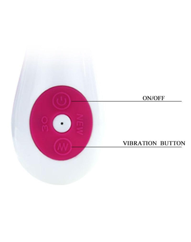 Pretty Love - Daniel - Klassieke Siliconen Basis Vibrator - Roze-Laced-up.nl