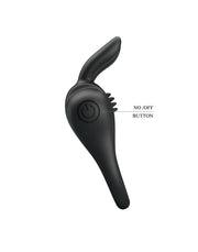 Pretty Love - Davion - Vibrende Cockring - Met Clitoris Stimulator - Zwart-Laced-up.nl