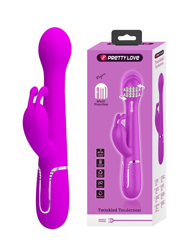 Pretty Love - Dejon - Rabbit Vibrator - Dieproze-Erotiekvoordeel.nl