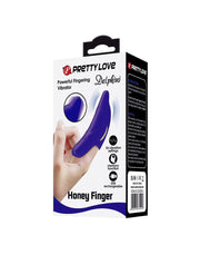 Pretty Love - Delphini - Vinger Vibrator - Paars - Siliconen - USB Oplaadbaar - 10 standen-Laced-up.nl