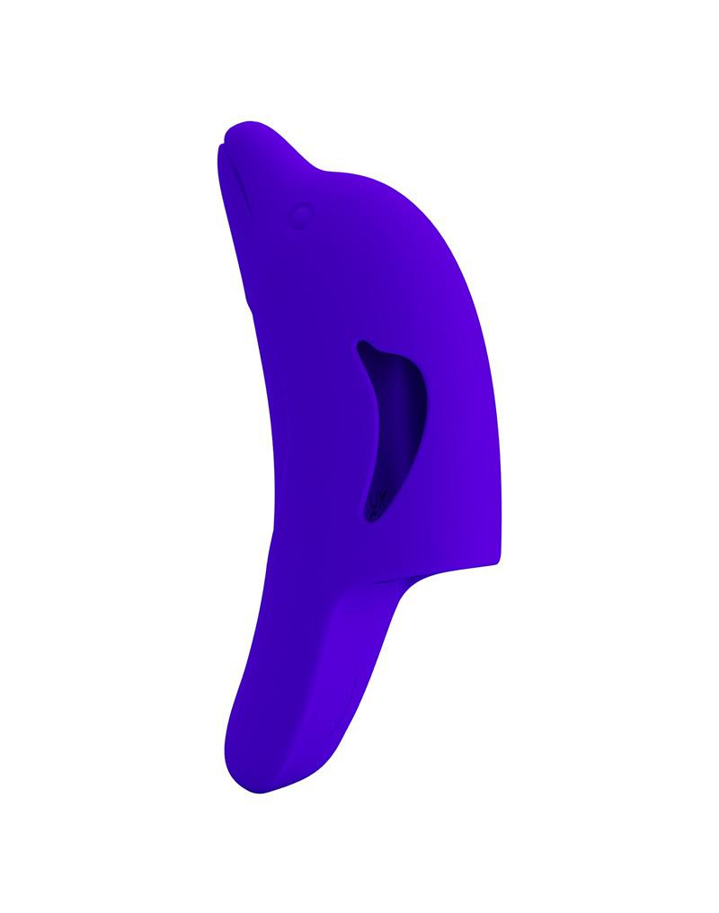 Pretty Love - Delphini - Vinger Vibrator - Paars - Siliconen - USB Oplaadbaar - 10 standen-Laced-up.nl