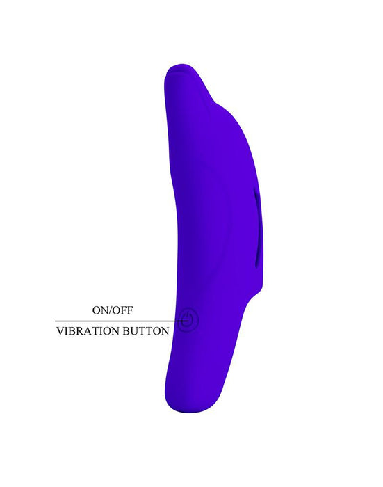 Pretty Love - Delphini - Vinger Vibrator - Paars - Siliconen - USB Oplaadbaar - 10 standen-Laced-up.nl