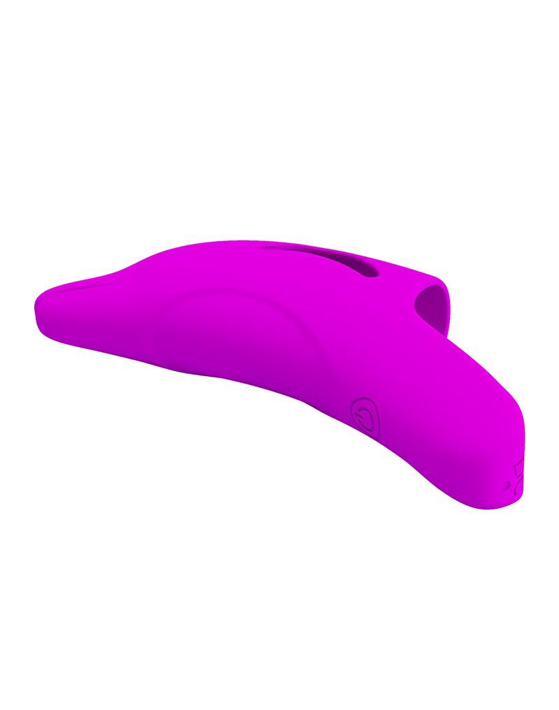 Pretty Love - Delphini - Vinger Vibrator - Roze - Siliconen - USB Oplaadbaar - 10 standen-Laced-up.nl