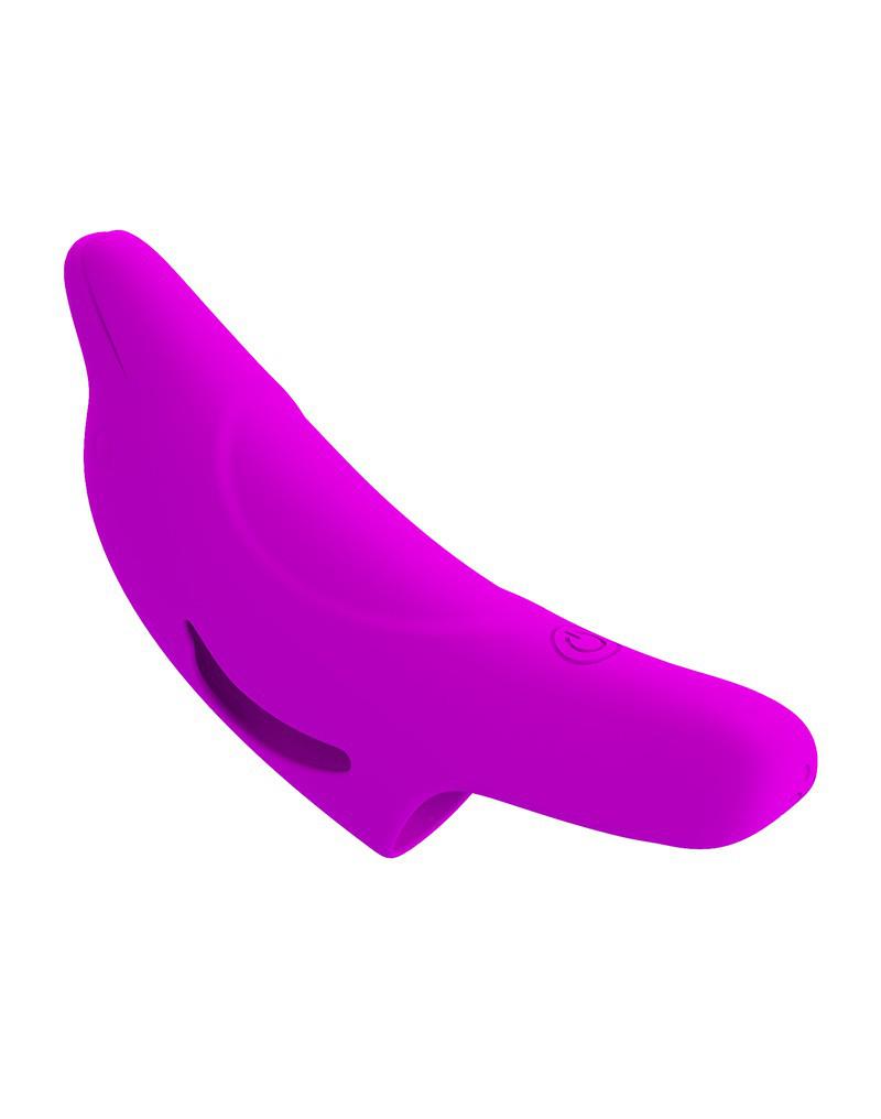 Pretty Love - Delphini - Vinger Vibrator - Roze - Siliconen - USB Oplaadbaar - 10 standen-Laced-up.nl