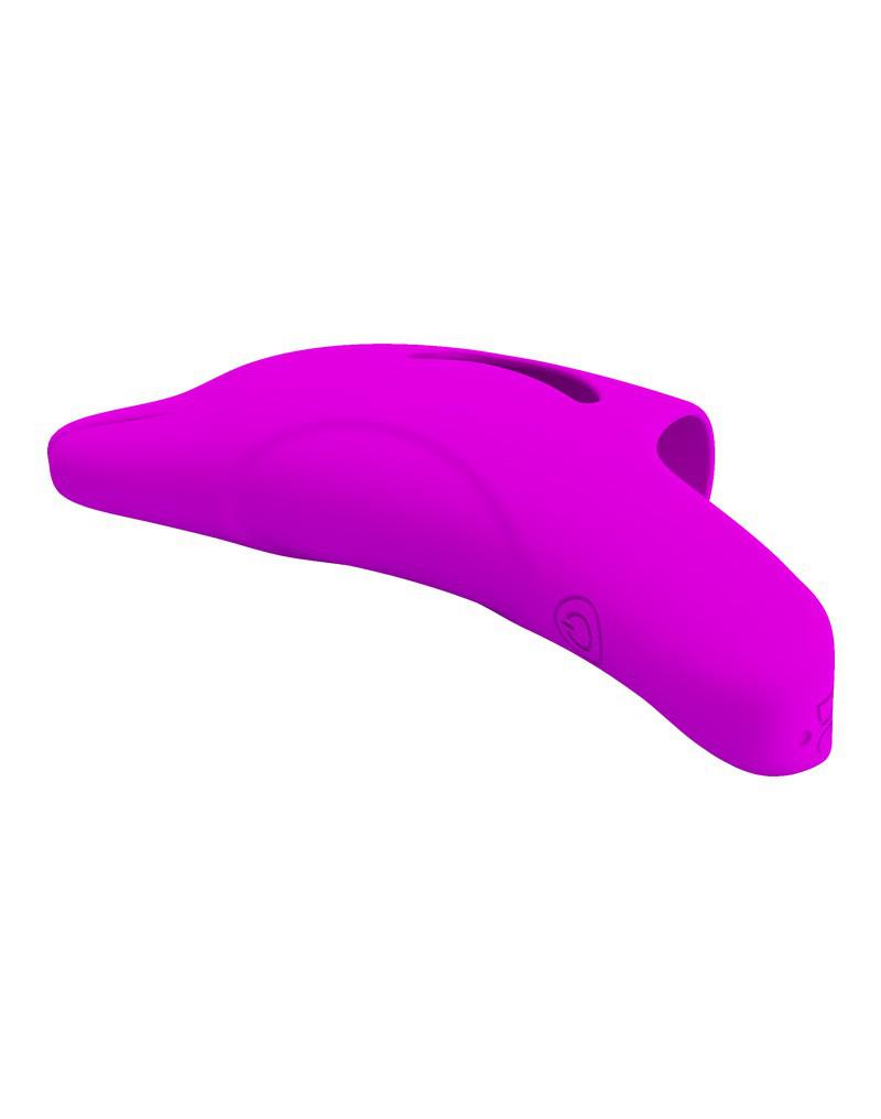 Pretty Love - Delphini - Vinger Vibrator - Roze - Siliconen - USB Oplaadbaar - 10 standen-Laced-up.nl