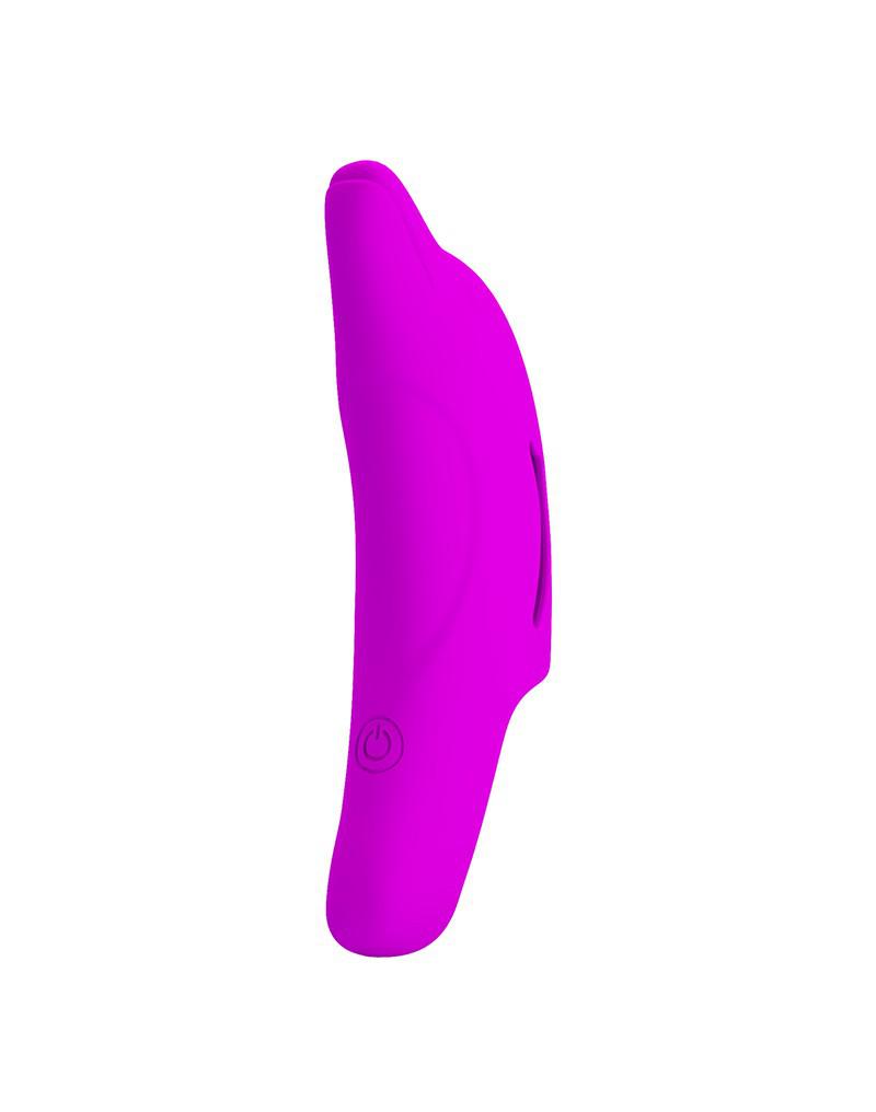 Pretty Love - Delphini - Vinger Vibrator - Roze - Siliconen - USB Oplaadbaar - 10 standen-Laced-up.nl