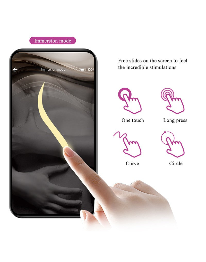 Pretty Love - Doreen - E-stim Vibrerend Eitje - Electrosex - Met App Control - Paars-Laced-up.nl