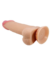 Pretty Love - Duvall - Sliding Skin Dildo - Lengte 19.4 cm - Ø 4.2 cm - Lichte Huidskleur-Laced-up.nl