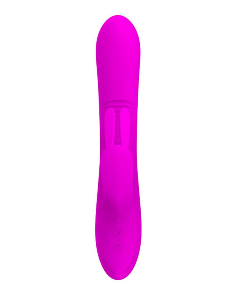 Pretty Love - Dylan - Rabbit Vibrator - Roze-Erotiekvoordeel.nl