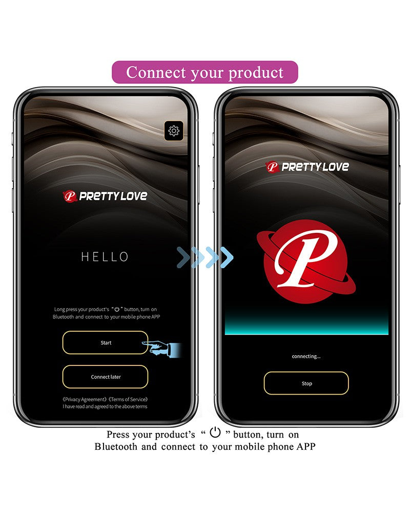 Pretty Love - Elektro Shock E-stim Vibrator Homunculus - Roze-Laced-up.nl