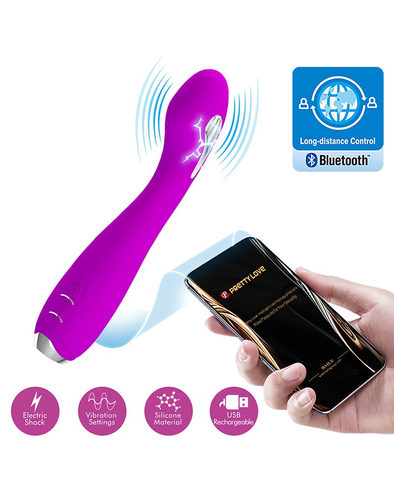Pretty Love - Elektro Shock E-stim Vibrator Homunculus - Roze-Laced-up.nl