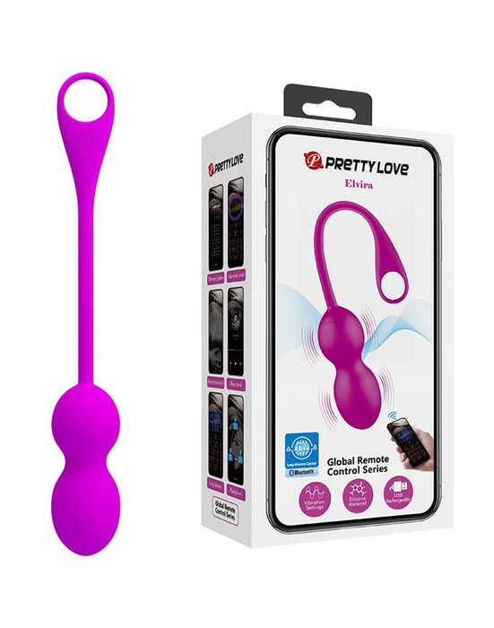 Pretty Love - Elvira - Vibrerende Vaginale Kegel Balletjes - Met App Control - Dieproze-Laced-up.nl