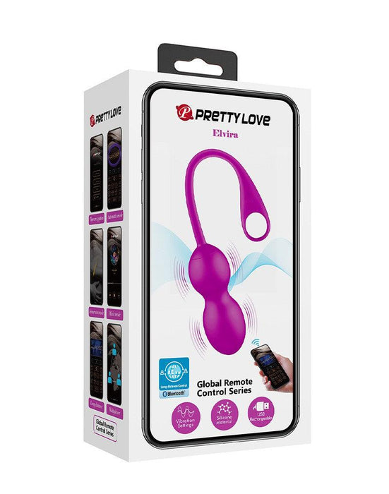 Pretty Love - Elvira - Vibrerende Vaginale Kegel Balletjes - Met App Control - Dieproze-Laced-up.nl