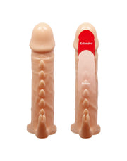 Pretty Love - Emmit - Penis Sleeve Met geribbeld ontwerp - Lichte Huidskleur-Laced-up.nl